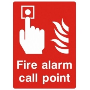 Fire Alarm Call Point Sign (150mm x 200mm) Photoluminescent